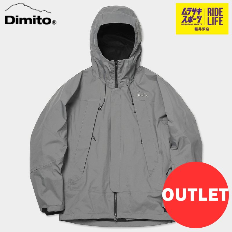 ムラスポ公式】DIMITO ディミト WORLD 2L JACKET (ワールド2L ジャケット) CHARCOAL Mサイズ 23-24 スノーウェア  スノーボード 韓国ブランド 40%OFF|mercari商品代購│mercariメルカリ官方合作夥伴-跨買 TOKUKAI