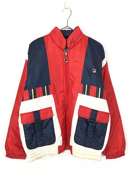 古着 90s ITALY製 FILA フィラ 3way トリコロール ナイロン | agb.md