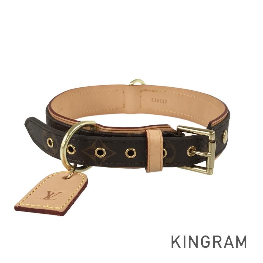 ルイ ヴィトン LOUIS VUITTON モノグラム コリエバクスターMM M58071 PVC ペット用首輪 kkd