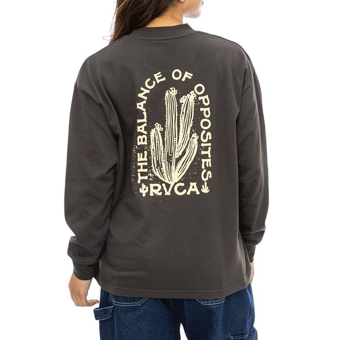 ルーカ Rvca　ルカ レディース BALANCE CACTUS LS TEE ロングスリーブＴシャツ be044053 OUTLET】RVCA レディース BALANCE CACTUS LS ロンT CLO 【2024