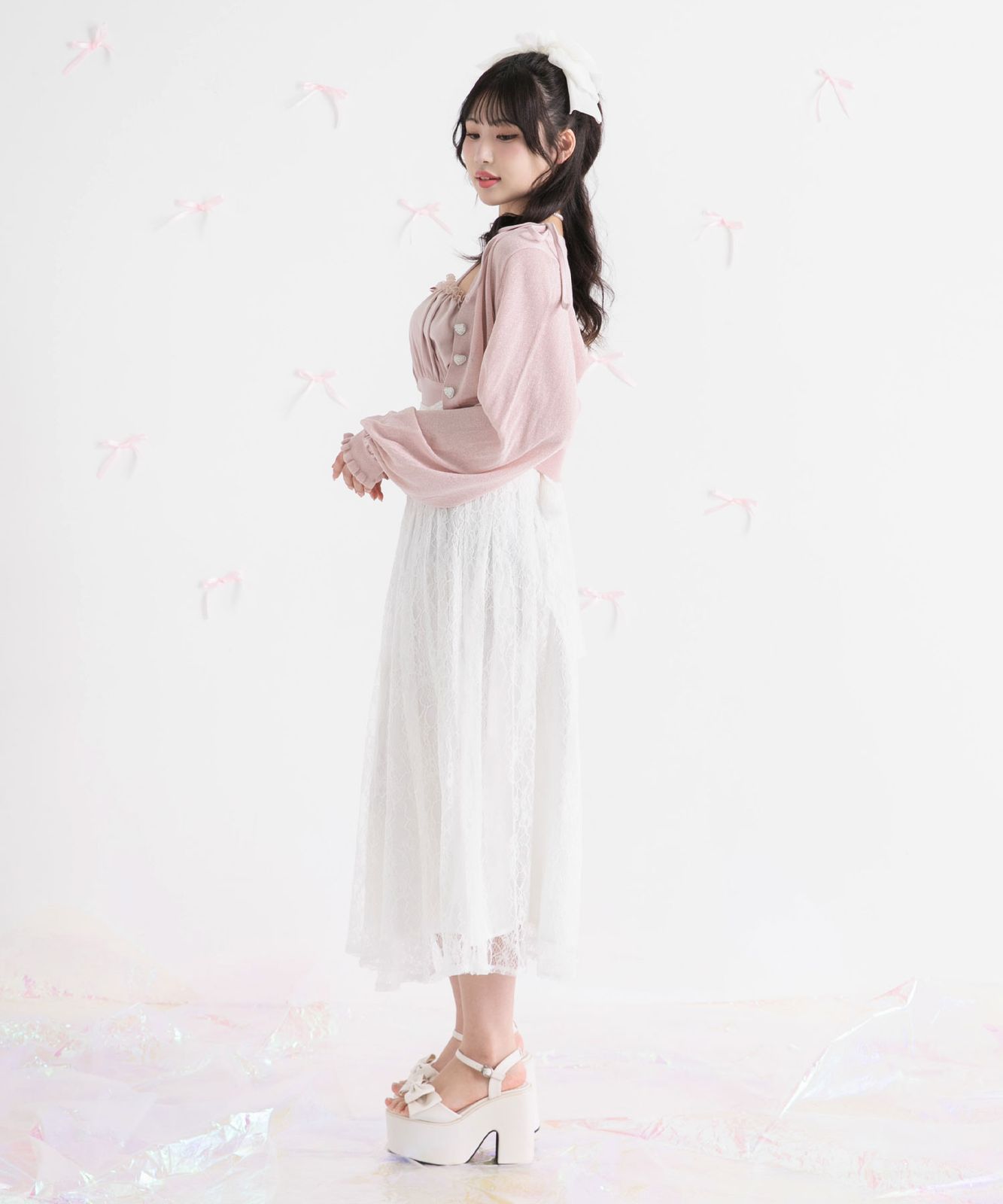 夢展望公式 バックリボンハイウエストフ