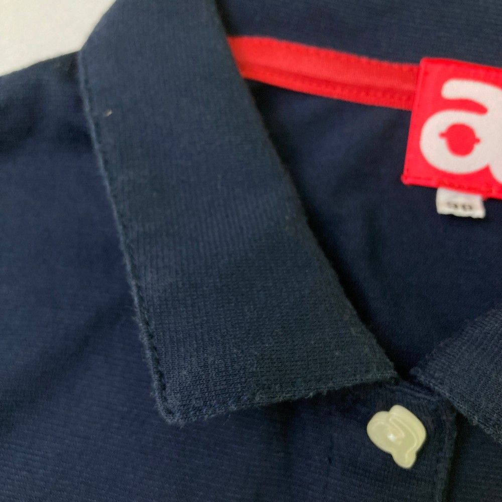 サイズ：38 ARCHIVIO アルチビオ バックプリント 半袖ポロシャツ