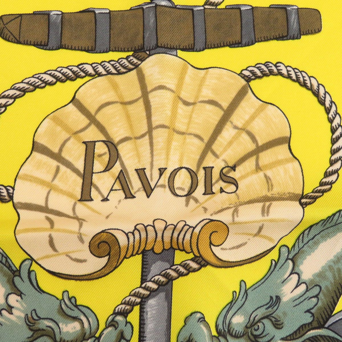 HERMES エルメス カレ90 PAVOIS 国旗 スカーフ シルク レディース