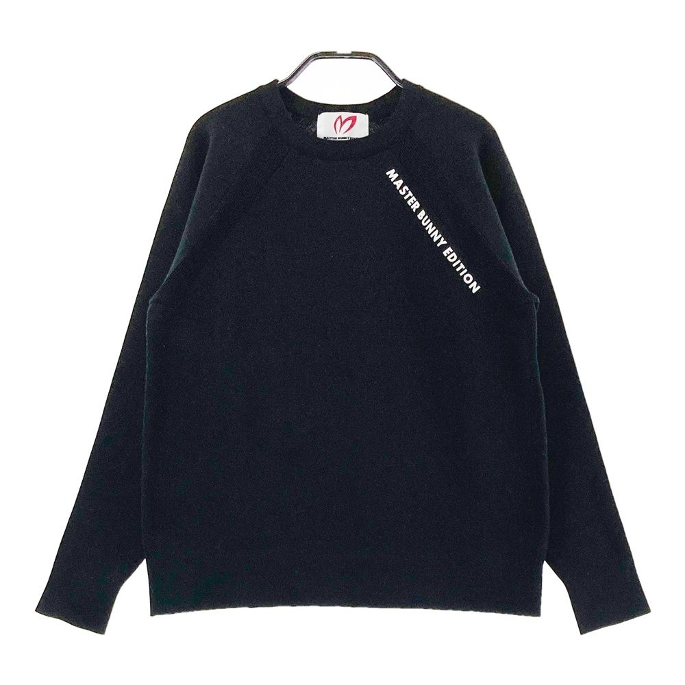 サイズ 0 MASTER BUNNY EDITION マスターバニーエディション ウール混 ニットセーター ブラック系 240101537400 ゴルフウェア レディース ストスト