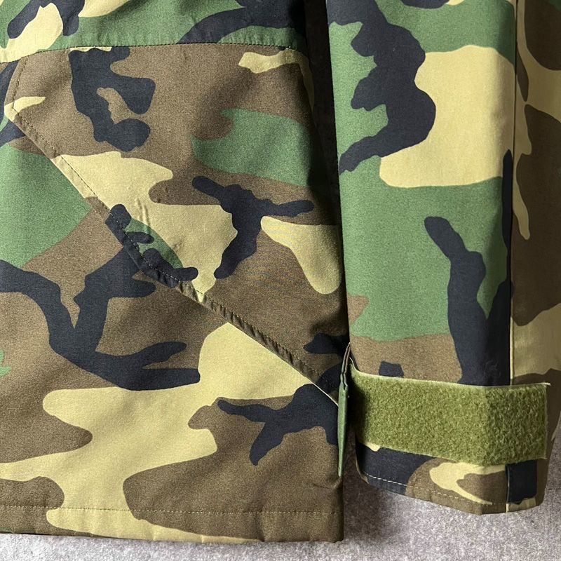90s〜00s 迷彩 ナイロンラグ ハトメ付き USA ビッグサイズ 90s US ARMY 米軍実物 ECWCS 1st Gen 後期 ウッドランド カモ