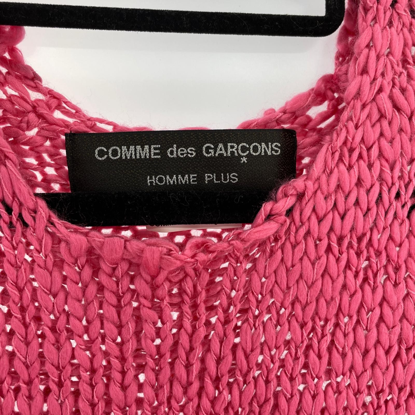 COMME des GARCONS HOMME PLUS 25SS ニット M ﾋﾟﾝｸ - メルカリ