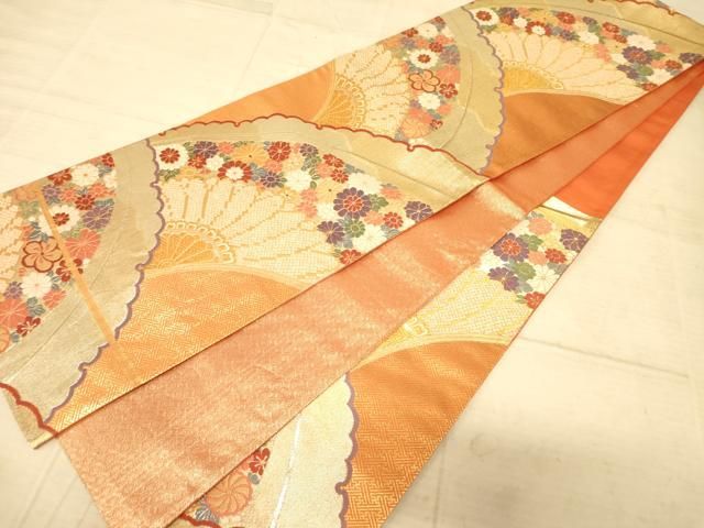 A 102六通柄袋帯　唐織桐菊辻ヶ花鳥　金糸美品　振袖向き A 102六通柄袋帯 唐織桐菊辻ヶ花鳥 金糸美品 振袖向き - メルカリ