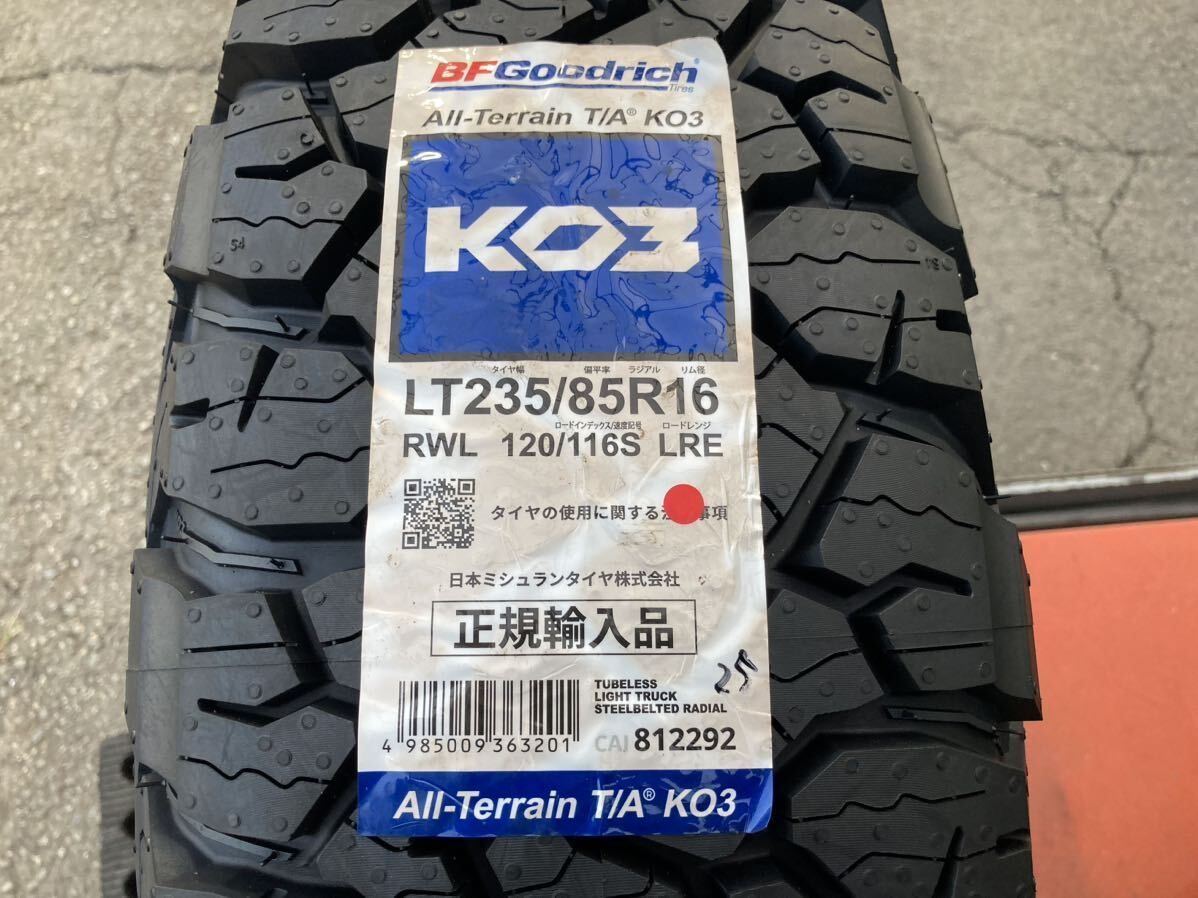 ついに出た！NEWモデル！BF Goodrich All-Terrain T/A KO3◇グッドリッチ オールテレーン 235/85R16◇4本セット！在庫品の為即納可能です!!  - メルカリ