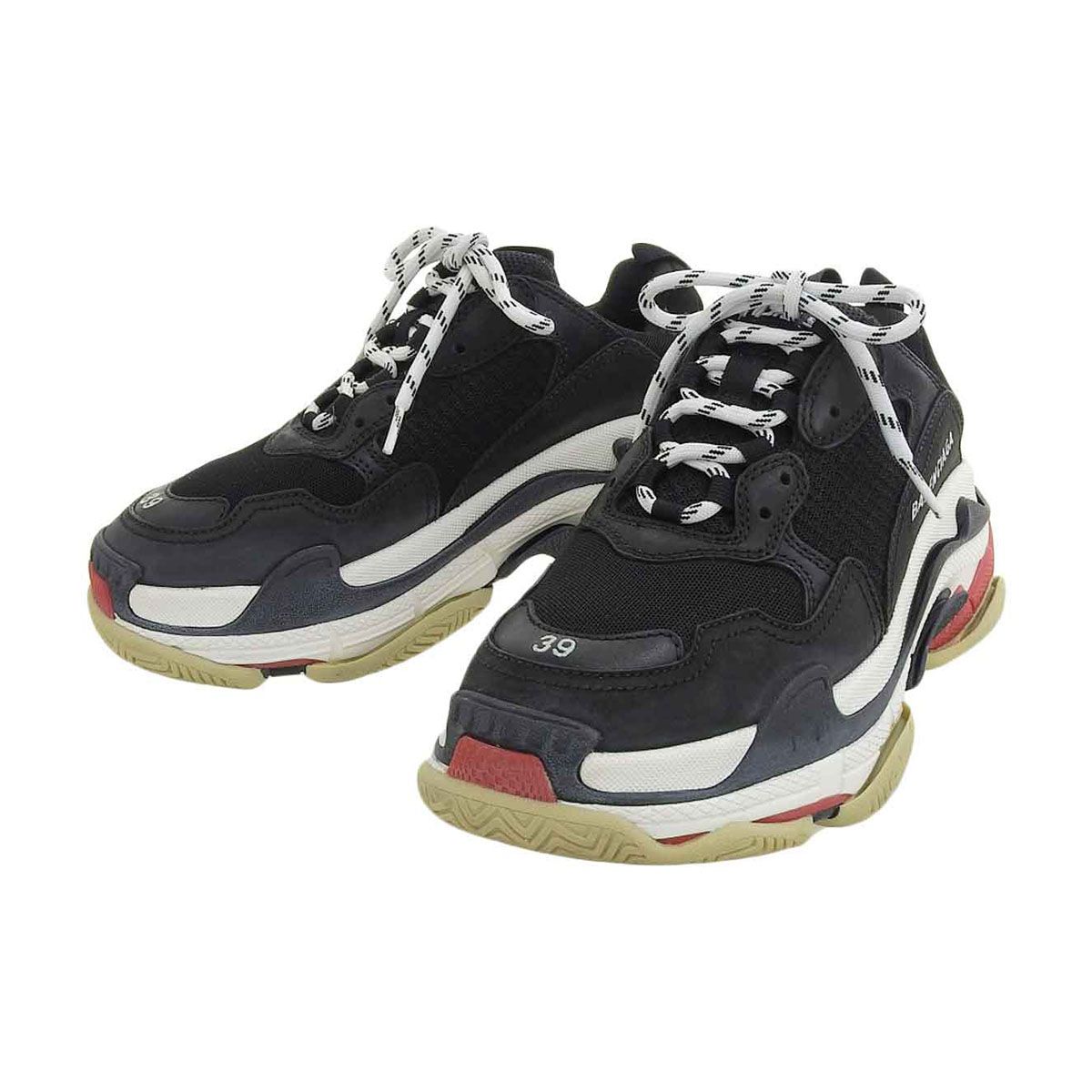 バレンシアガ トリプルS スニーカー 524037 メンズ ブラック  