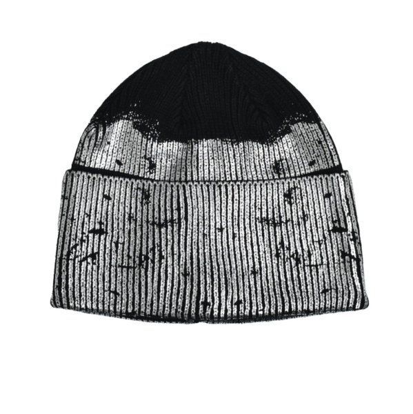 BREATH foil print knit cap
