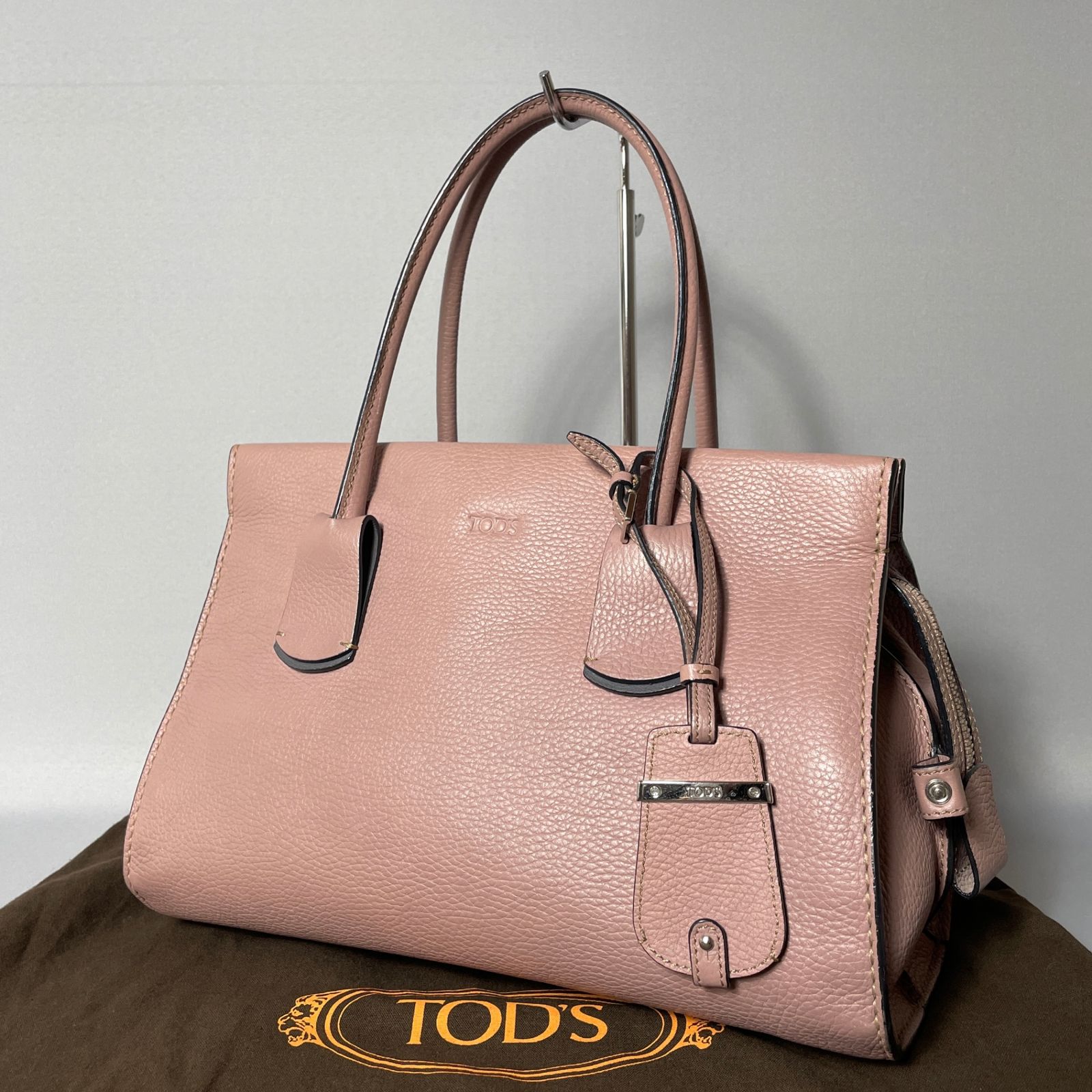 2503-220｜美品｜トッズ ハンドバッグ レザー ピンク 2503-220｜美品｜トッズ ハンドバッグ レザー ピンク - メルカリ