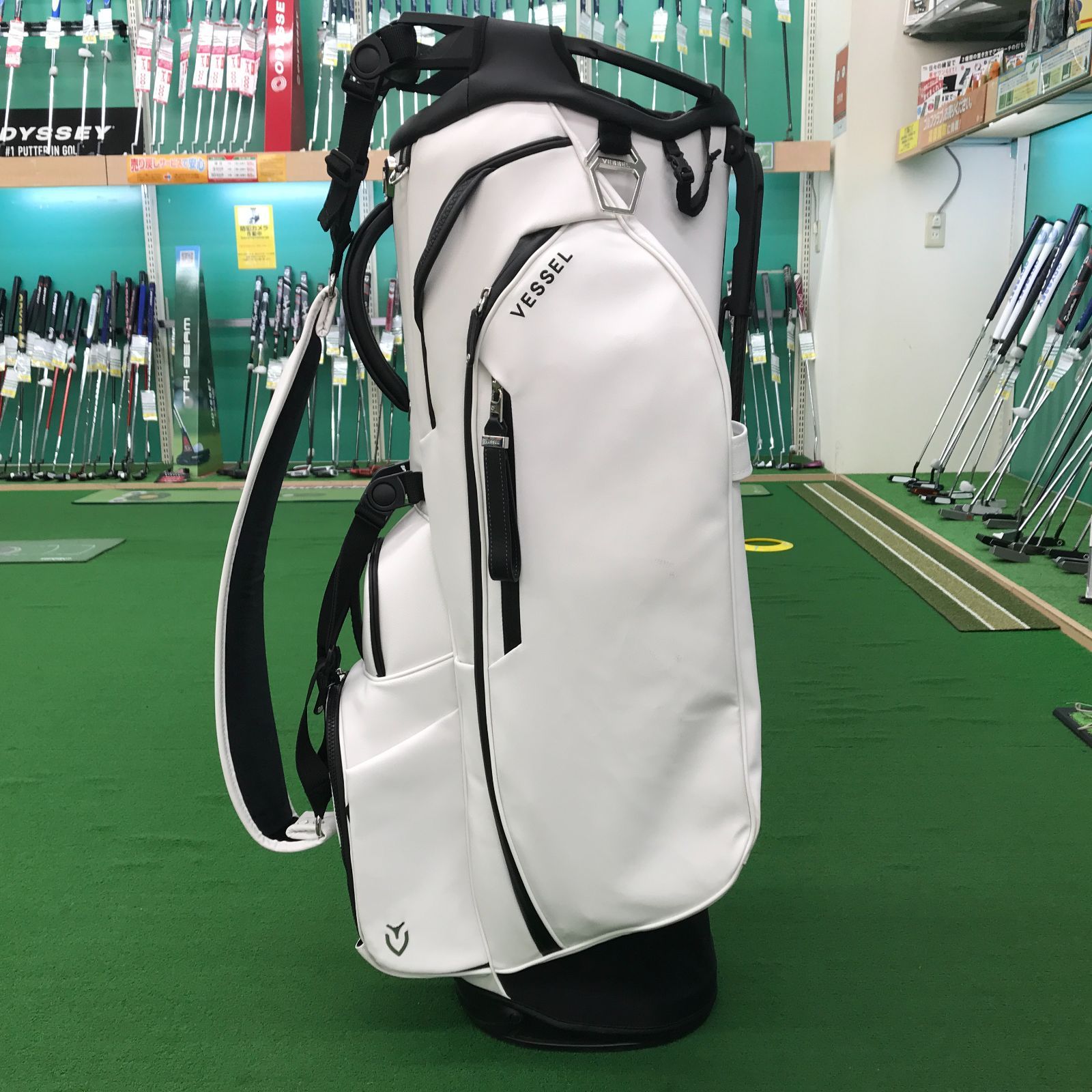 vessel4.0スタンドバッグ美品中古 vessel キャディバッグ 中古ベゼル