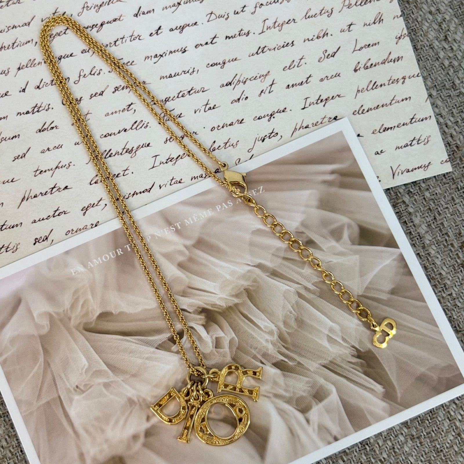 Christian Dior ディオール　不動品　アンティーク　金メッキ メッキ剥げ・錆び・再メッキ Christian Diorディオール DANSEUSE