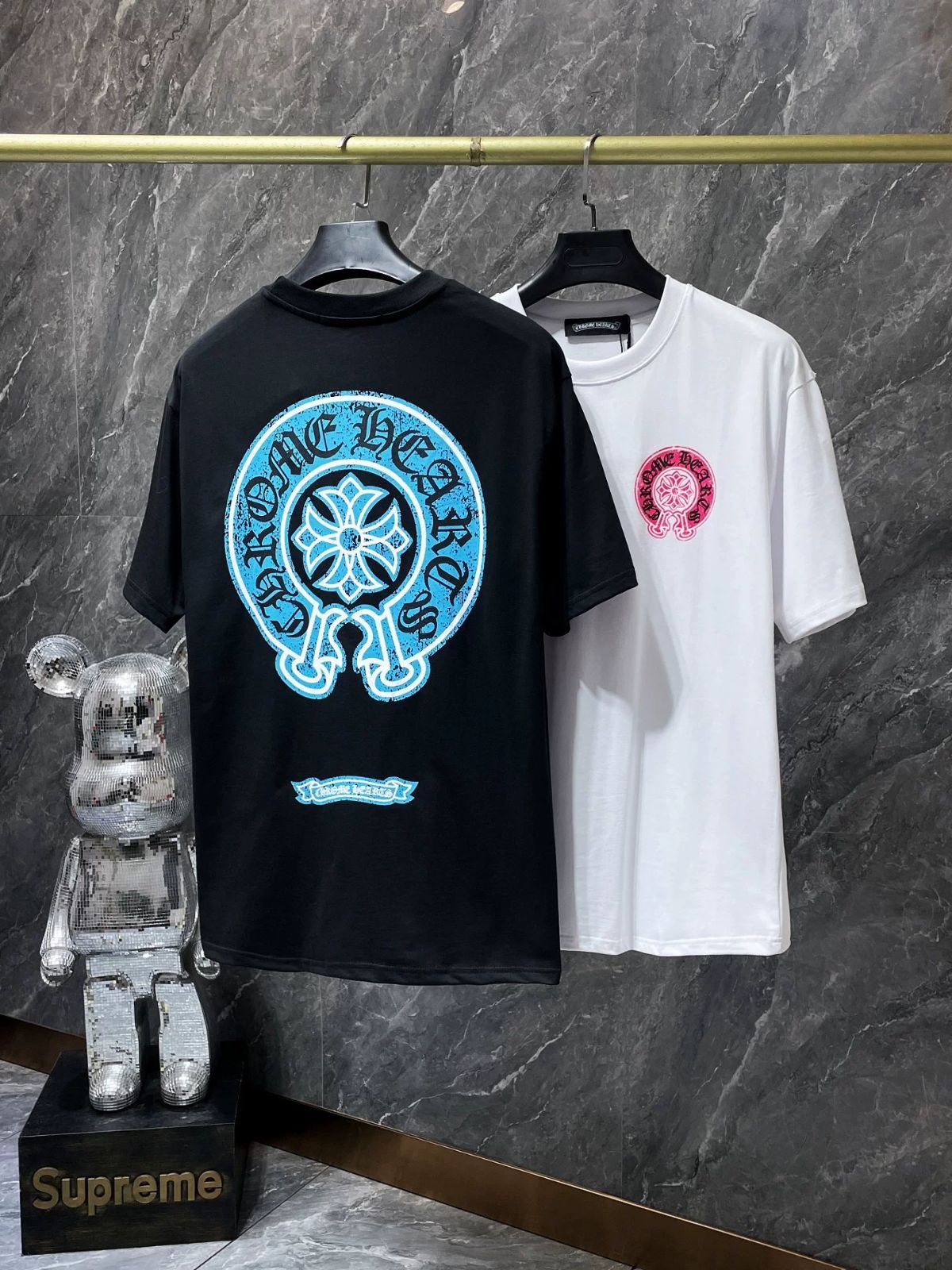 新品tシャツ Chrome Hearts クロムハーツ クロムハーツ Ｔシャツ 半袖 春 夏 秋 通気性 ブラック ホワイト 並行輸入品 トップス プルオーバー メンズ レディース 男女兼用 カジュアル ストリートファッション かわいい お洒落