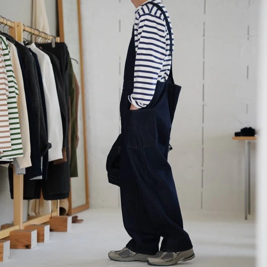 HATSKI ハツキ HATSKI Washi Denim Overall HTK-21001 ワシ