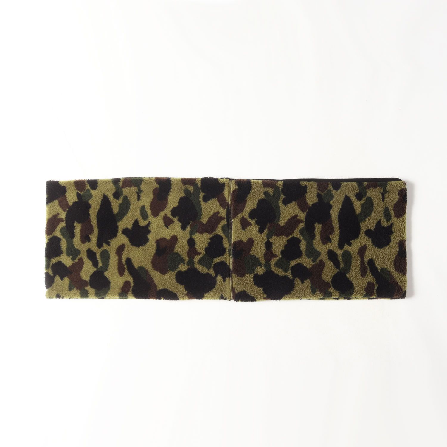 A BATHING APE ア ベイシング エイプ 1stカモ 猿迷彩 フリース スヌード グリーンカモ ファッション アイテム 小物 メンズ