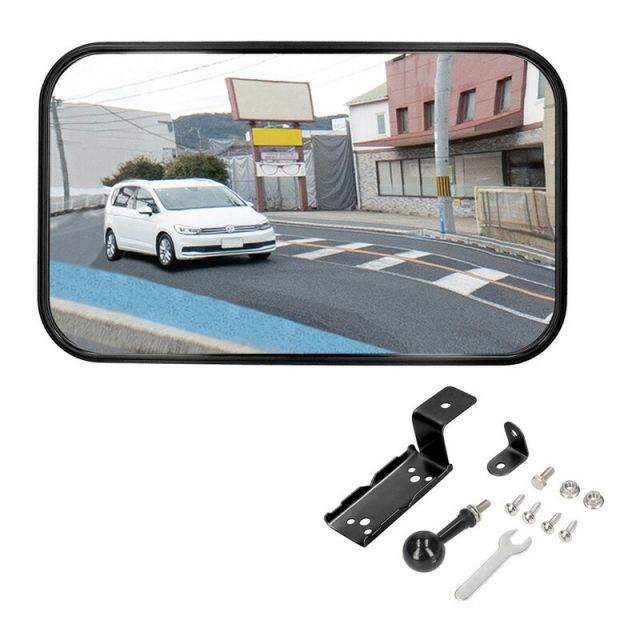 エーモン ガレージミラー 角2000R 6953