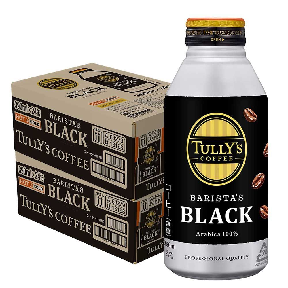 伊藤園 タリーズコーヒー バリスタズブラック 390ml×2ケース 48本