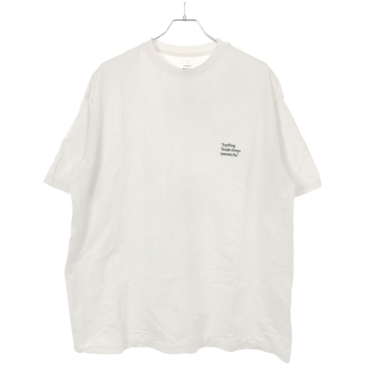 Graphpaper グラフペーパー 22SS LIMITED EDITION Oversized s/s Tee オーバーサイズプリントTシャツ  ホワイト F - メルカリ