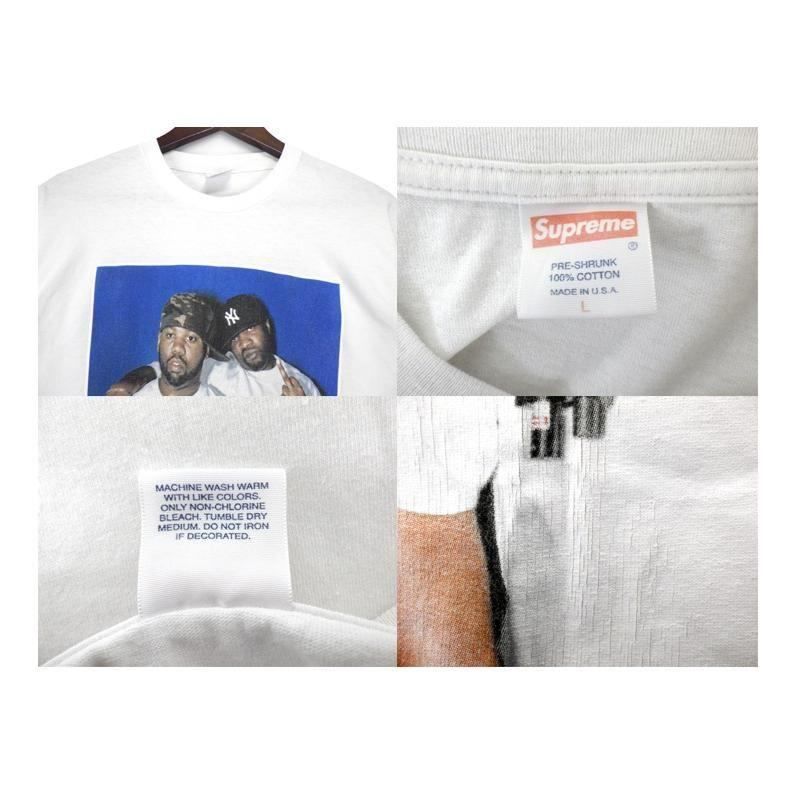 05aw supreme×raekwon 半袖Tシャツ　レイクウォン　フォトT 2005 Supreme Raekwon White Photo Tee