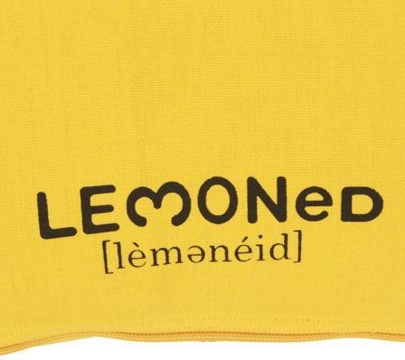 LEMONeD イエローハートクッションカバー