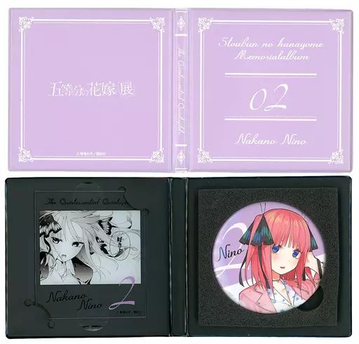 中古】バッジ・ピンズ [単品] 中野二乃 缶バッジアルバム 「五等分の