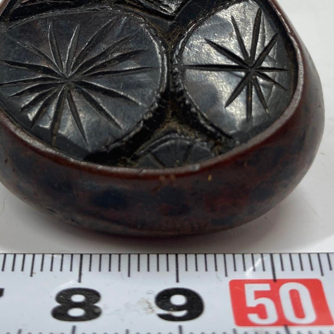 江戸時代　木彫栗根付　重さ15g　東ま5-1119① 江戸時代 木彫栗根付 重さ15g 東ま5-1119① - メルカリ