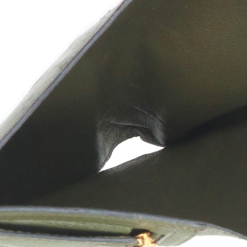  エルメス ベアンコンパクト X刻印 G金具オーストリッチ財布 メンズ その他 小物