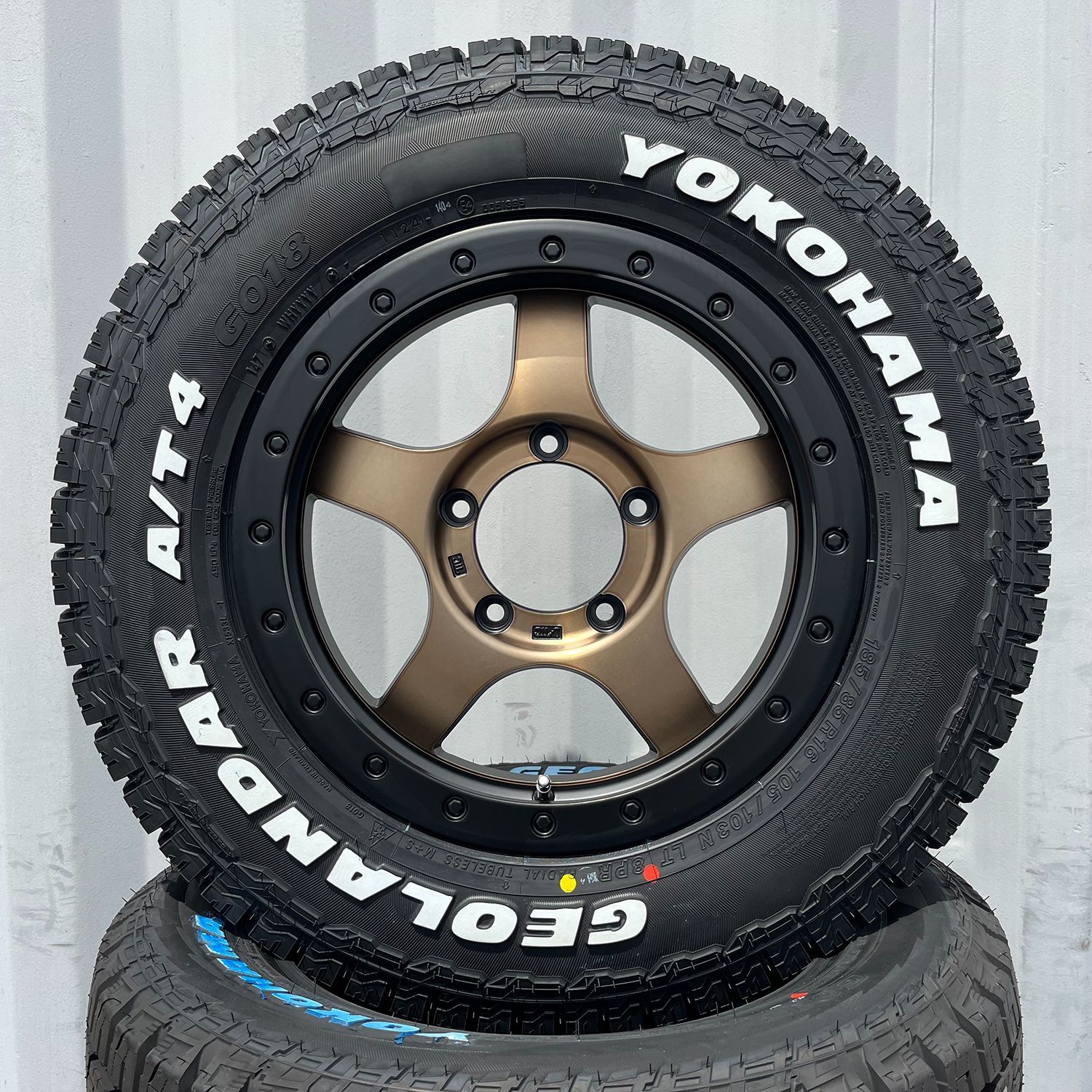 ジムニー JB64 JB23 JA11 純正サイズ 16インチ 16×5.5J+20 タイヤホイール 4本セット YOKOHAMA GEOLANDAR M/T 175/80R16