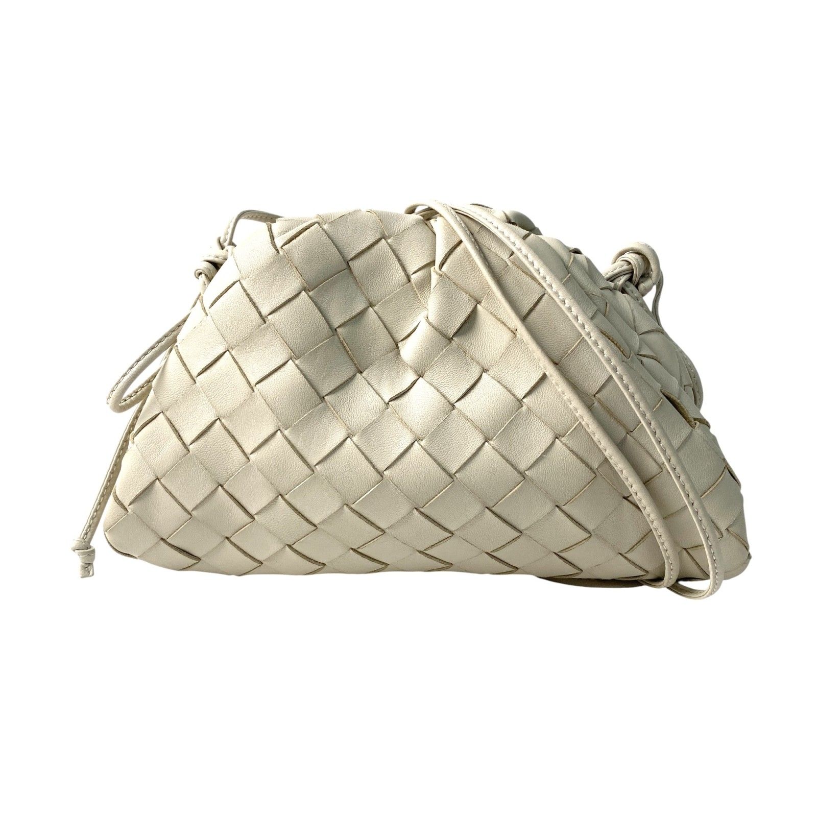 美品 ボッテガヴェネタ BOTTEGAVENETA レディース ミニポーチ ショルダーバッグ 斜めがけ クロスボディ B08446730H 美品 ボッテガヴェネタ BOTTEGAVENETA レディース ミニポーチ