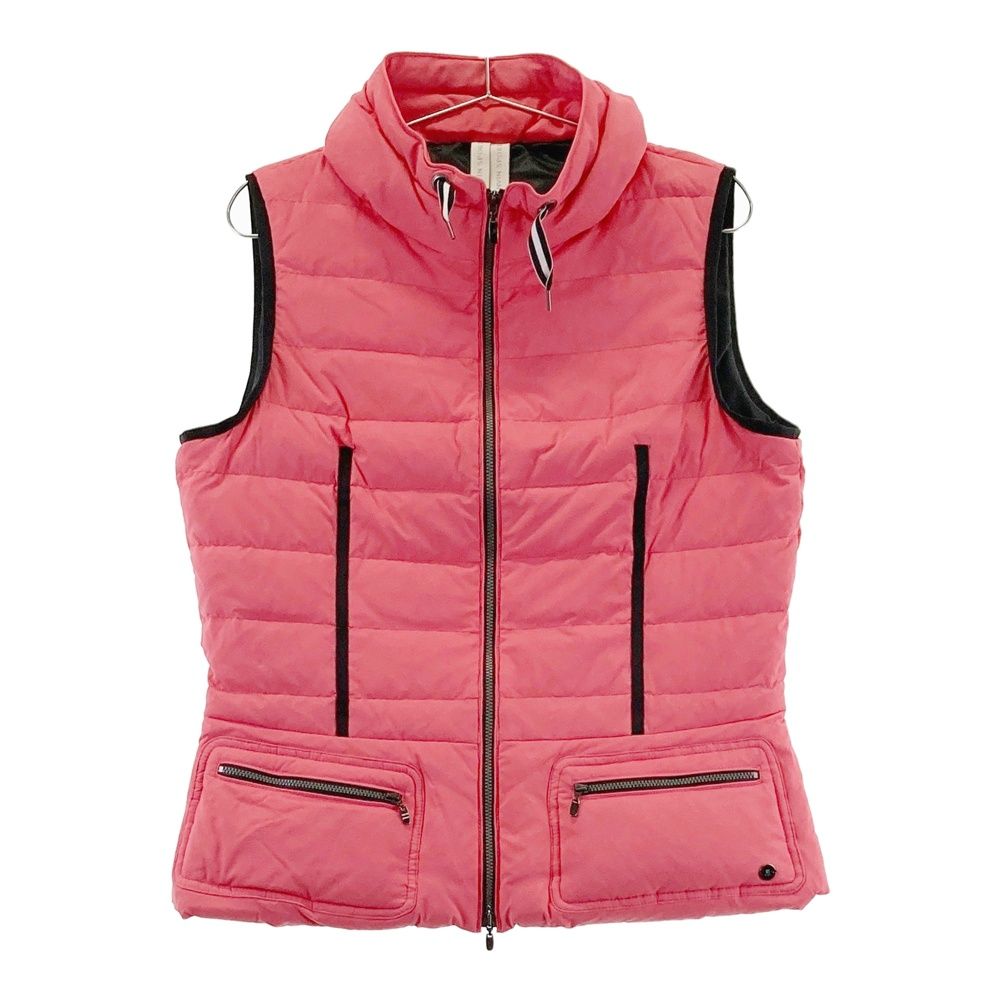 サイズ 42 LANVIN SPORT ランバン スポール ダウン ジップベスト ピンク系 240101481456 ゴルフウェア レディース ストスト