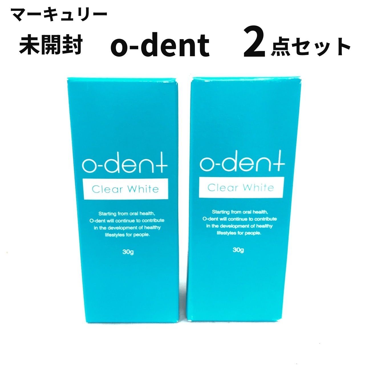 未開封 2個セット o-dent エイゼル 薬用ジェル歯磨き オーデント ...