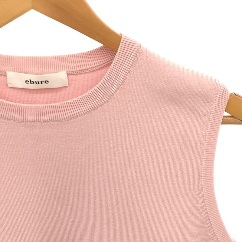 美品】 ebure / エブール | シルク コットン クルーネック 