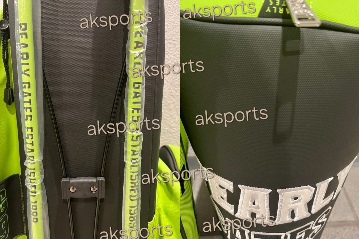 PEARLY GATES ゴルフバッグ スタンド 珍しいグリーン