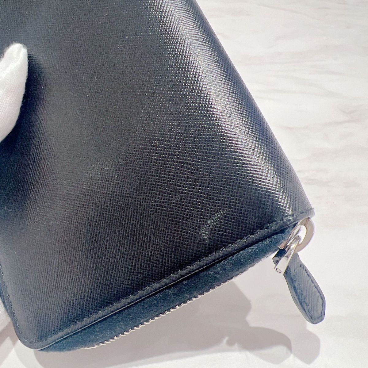 PRADA プラダ 長財布 ラウンドファスナー オーガナイザー