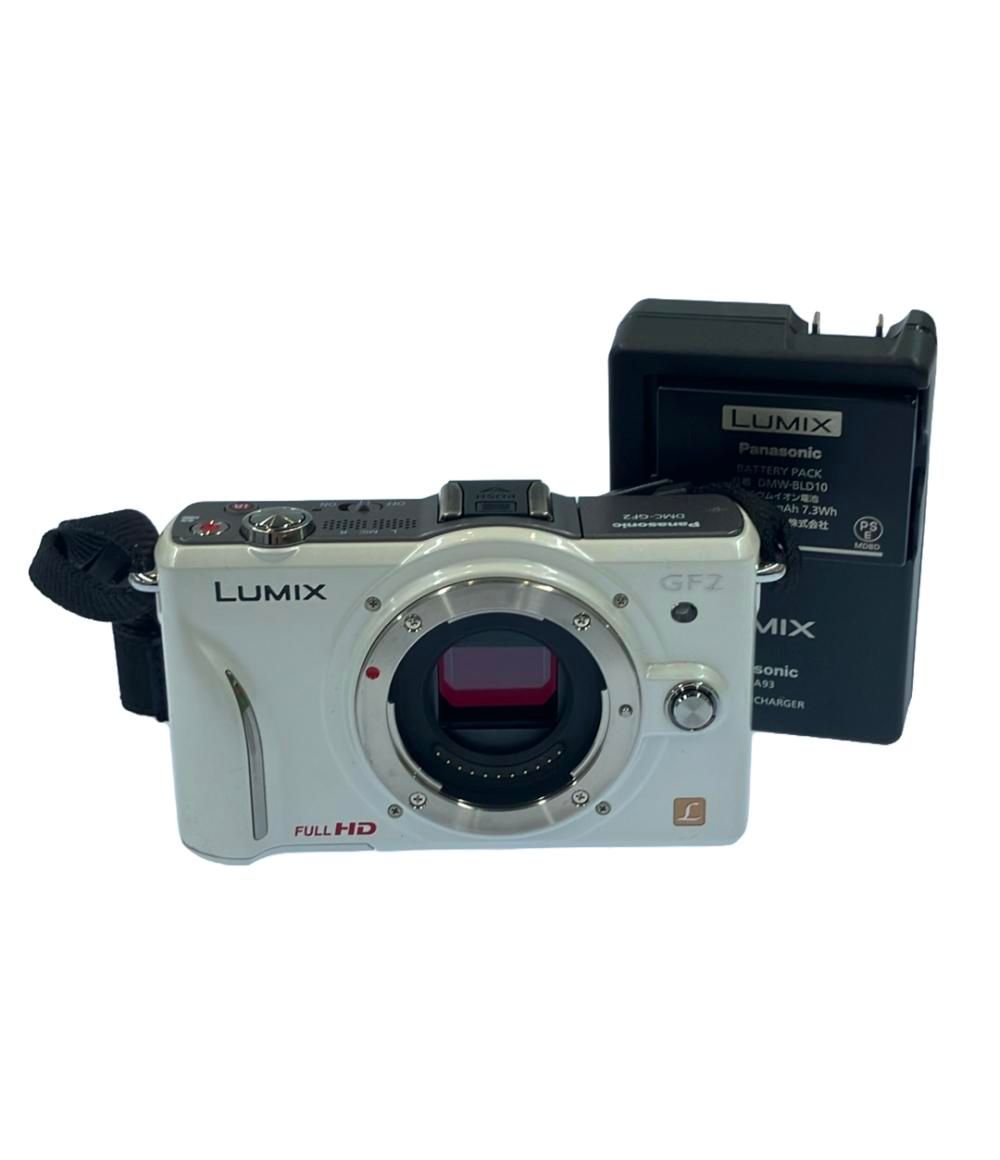 □美品パナソニック ミラーレス一眼 LUMIX DMC-GF2 白◇レンズ無し◇純正