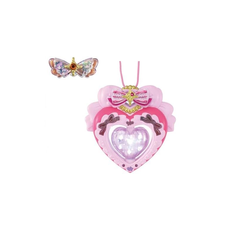 バンダイ BANDAI キミとアイドルプリキュア♪ キミとアイドル変身アイドルハートブローチ 特典 プリキュアキラルンリボン キュアズキューン＆キュアキッスver.付き