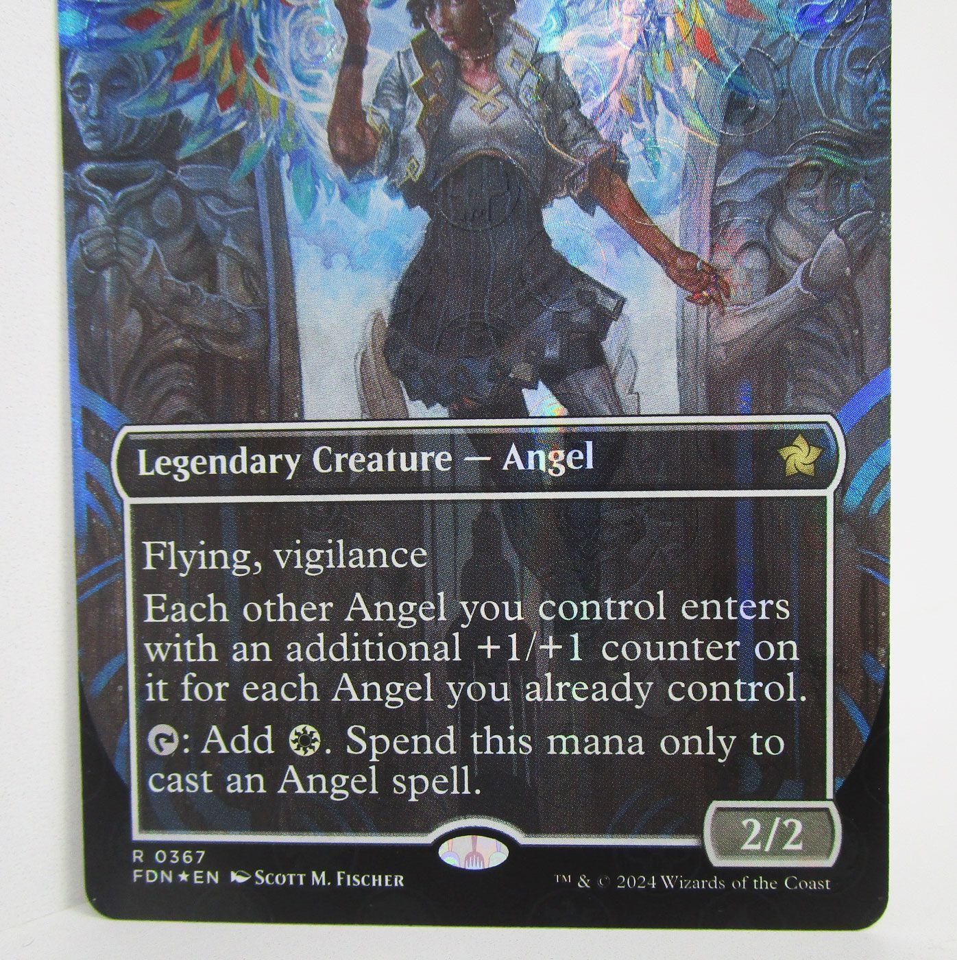 MTG 希望の源、ジアーダ Giada, Font of Hope 0367 ボーダーレス 英語