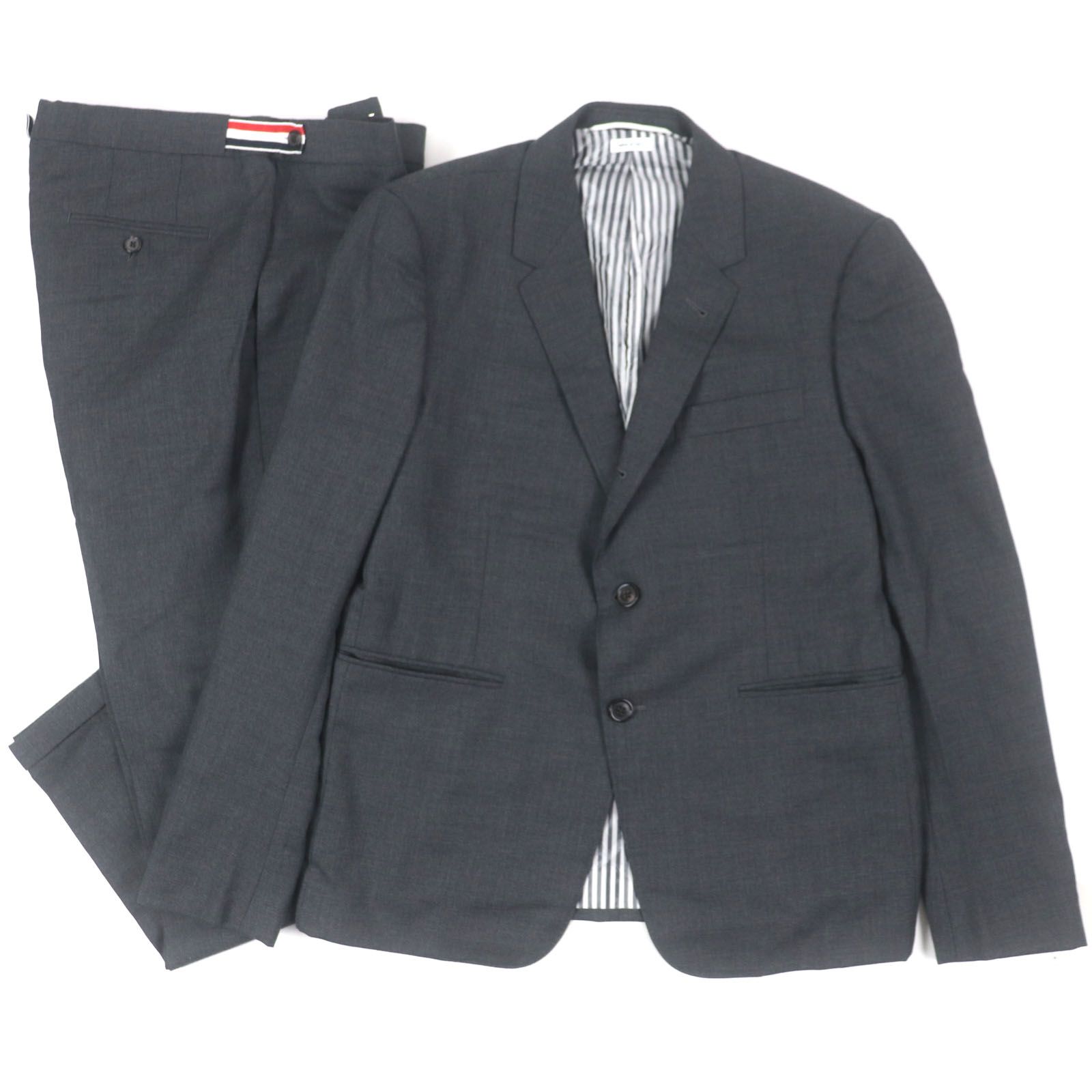 THOM BROWNE トムブラウン スーツ セットアップ グレー サイズ1 トム