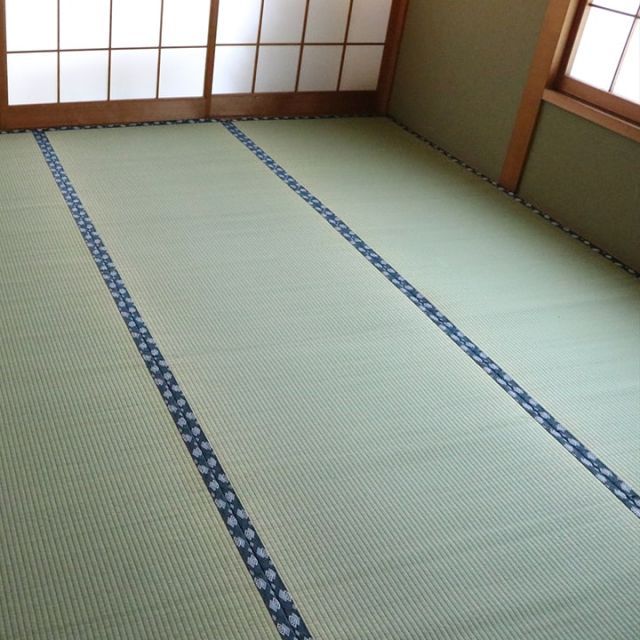 純国産 い草 上敷き はっ水 カーペット 双目織 本間2畳 (約191×191cm）
