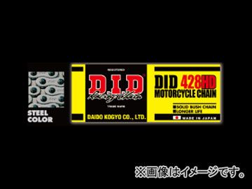 D.I.D ノンシールチェーン スタンダード スズキ TS125X 125cc 1984年～1991年 スチール 130L 428HD 2輪