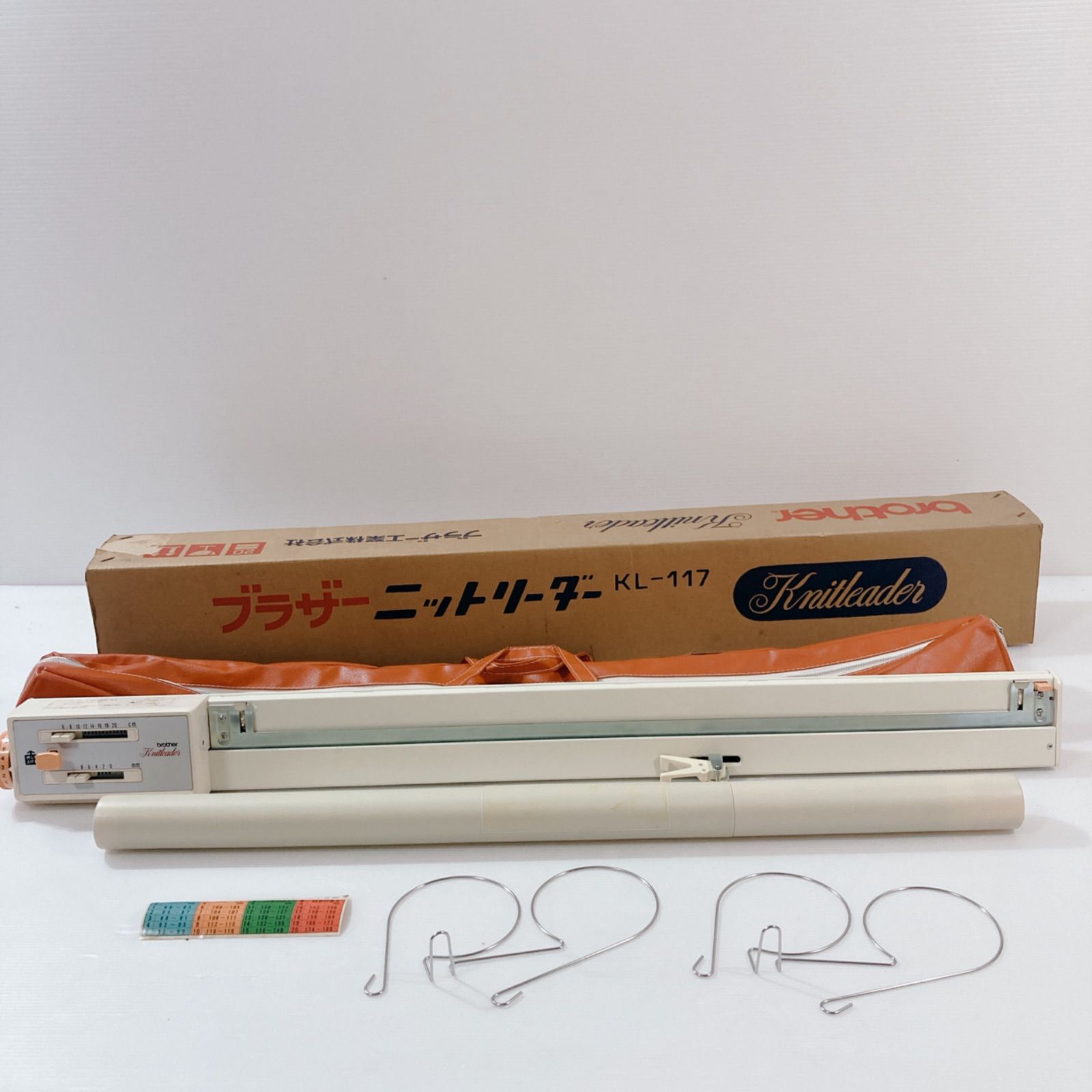 ブラザー ニットリーダー KL-117 編み機 レトロ品 裁縫道具 製図シート