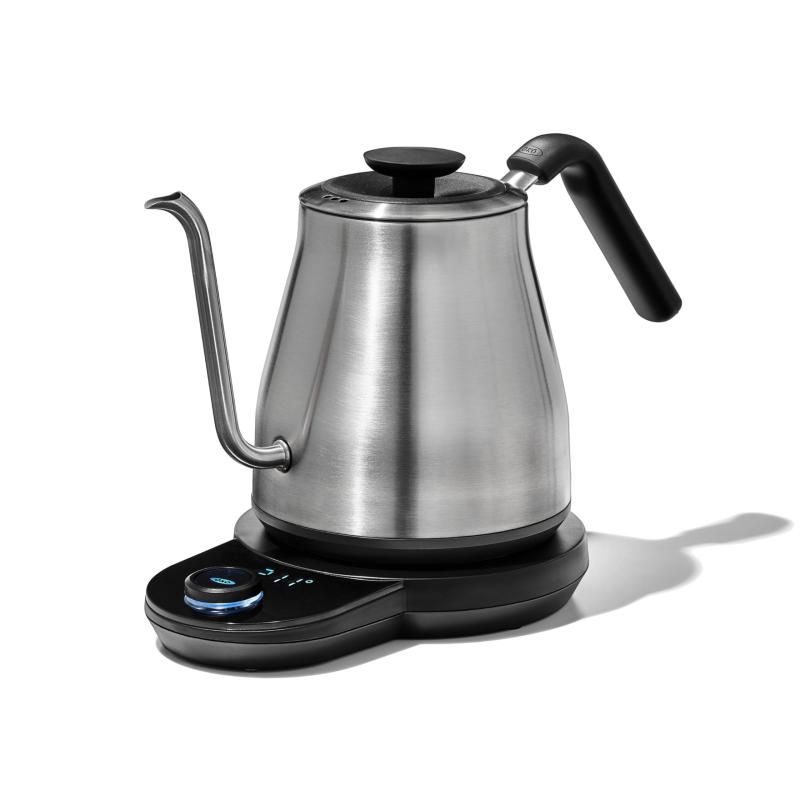 OXO 電気ケトル コーヒー ドリップ ケトル 1.0L 温度調節 保温機能 タイマー付き
