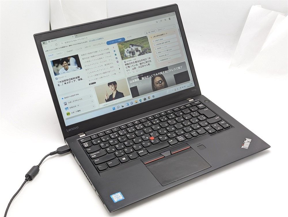 Lenovo ThinkPad T470s 14型 第7世代i5 16GB SSD Windows11 Office済 