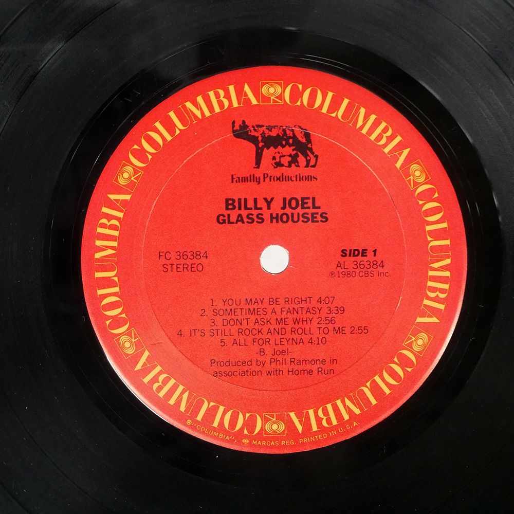 US盤 BILLY JOEL/GLASS HOUSES/COLUMBIA FC36384 LP - メルカリ