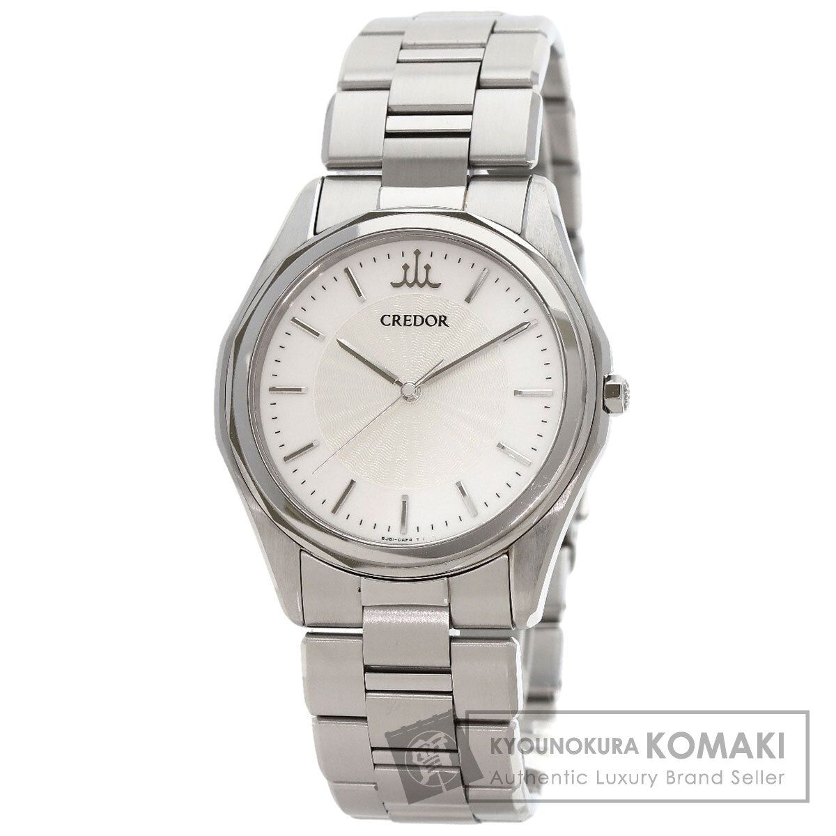 SEIKO セイコー クレドール クォーツ文字盤:シルバーメンズモデル 不動 