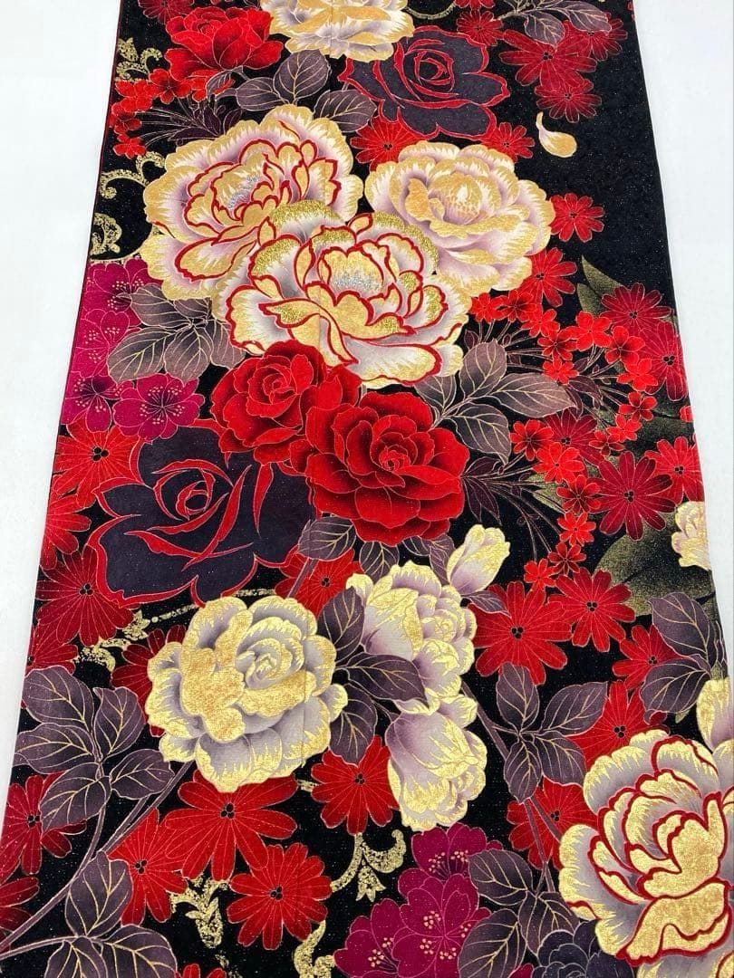 振袖 豪華 銀通し 刺繍 金彩 薔薇 身丈168cm 撥水加工済 MO2731 - メルカリ
