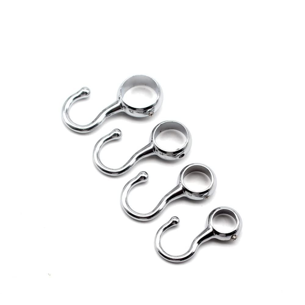 Size:ステンレス16mm_Color:10pcs SZB フック パイプ フック 収納フック 吊り下げフック 金具 汎用フック 強力 掛けフック (ステンレス16mm， 10pcs)
