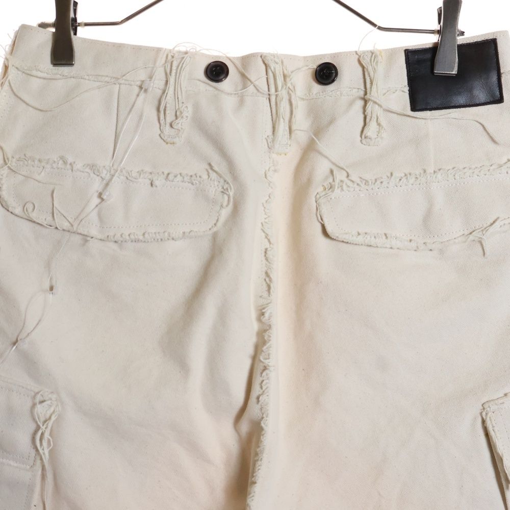 SUGARHILL (シュガーヒル) RAW-EDGE CANVAS CARGO SHORTS サンプル