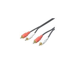まとめ 変換名人 オーディオケーブル 赤 白 1.8m RCA2-18G ×10セット